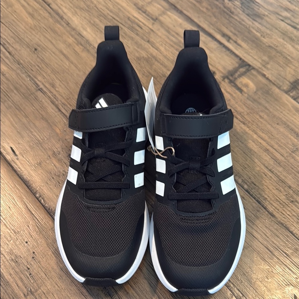 adidas Kids Black and White Sneakers - Picture 3 of 3